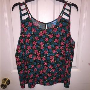 Tropical Floral Tank Top